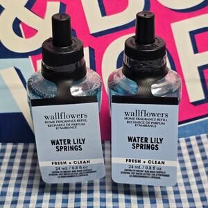 BBW Water Lily Springs Fresh + Clean Wallflower Fragrance Refill Set